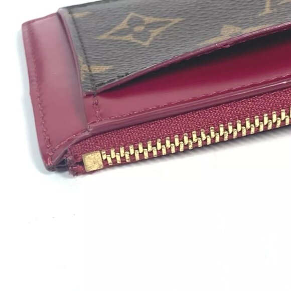 LOUIS VUITTON Monogram Porte Cartes Zip Wallet - Picture 6 of 12